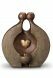 Candle holder duo/companion funeral urn 'Memory'