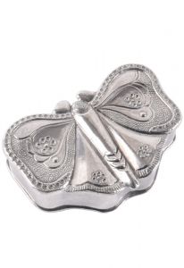 Pewter butterfly keepsake box