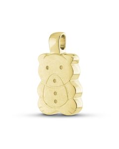 Ash jewel pendant 14 krt. yellow golden teddy bear