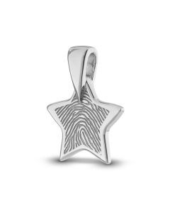 Fingerprint pendant 'Star'