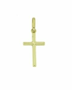 Memorial pendant 'Cross' 14 carat gold