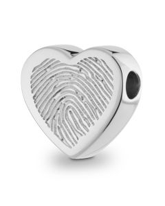 Fingerprint pendant with ashes holder