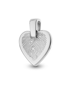 Fingerprint pendant 'Heart'